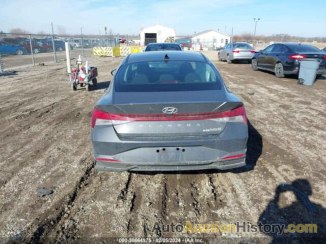 HYUNDAI ELANTRA HYBRID BLUE, KMHLM4AJXPU072368