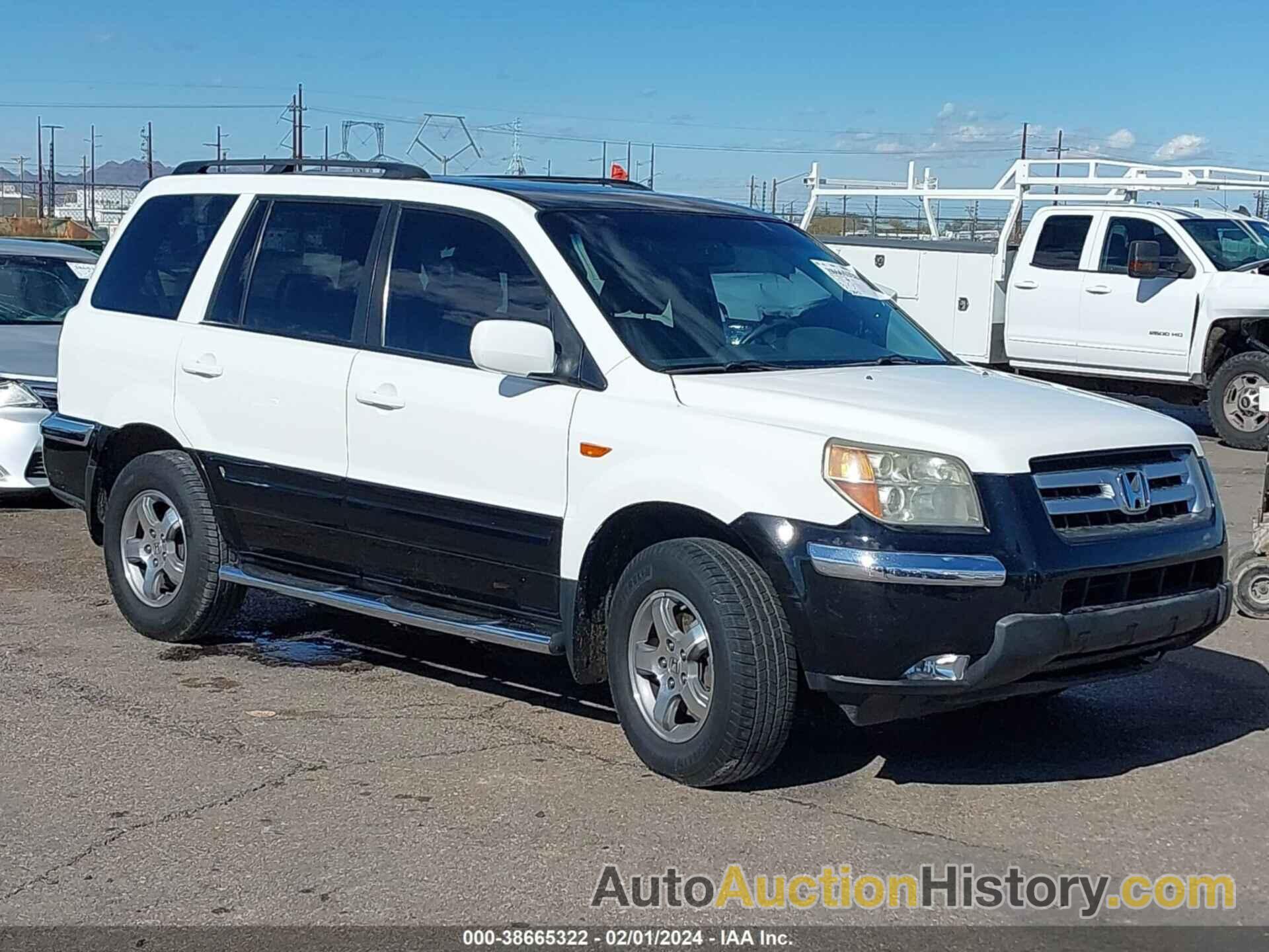 HONDA PILOT EX-L, 2HKYF18707H514193