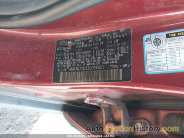 HYUNDAI TUCSON GLS/LX, KM8JN72D55U066831