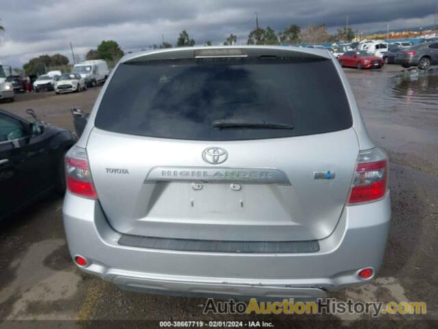 TOYOTA HIGHLANDER HYBRID, JTEEW41AX92026170