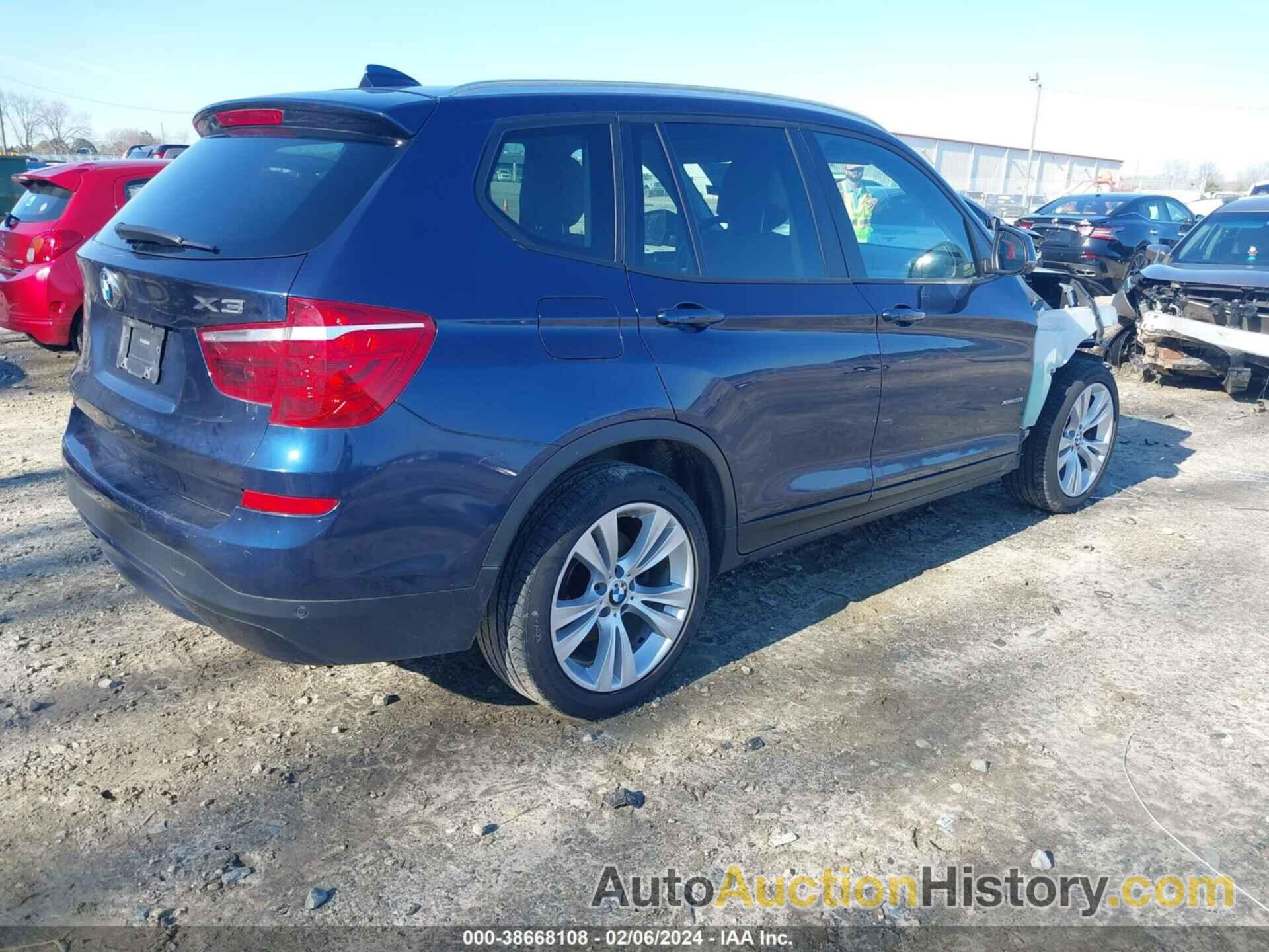 BMW X3 XDRIVE28I, 5UXWX9C55G0D69952