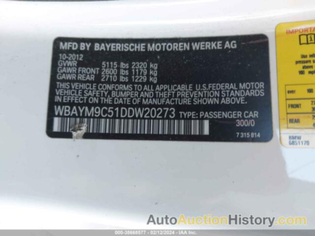 BMW 650I, WBAYM9C51DDW20273