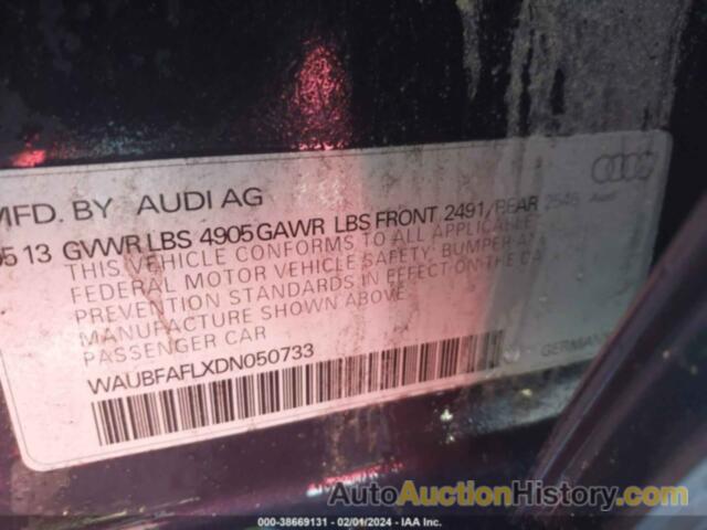 AUDI A4 2.0T PREMIUM, WAUBFAFLXDN050733