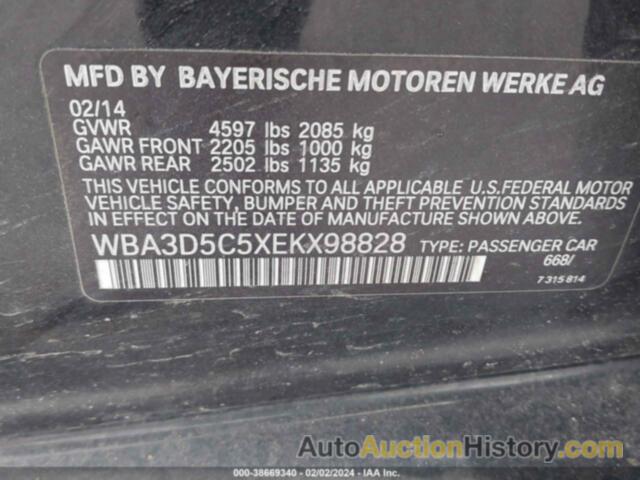 BMW 328D XDRIVE, WBA3D5C5XEKX98828