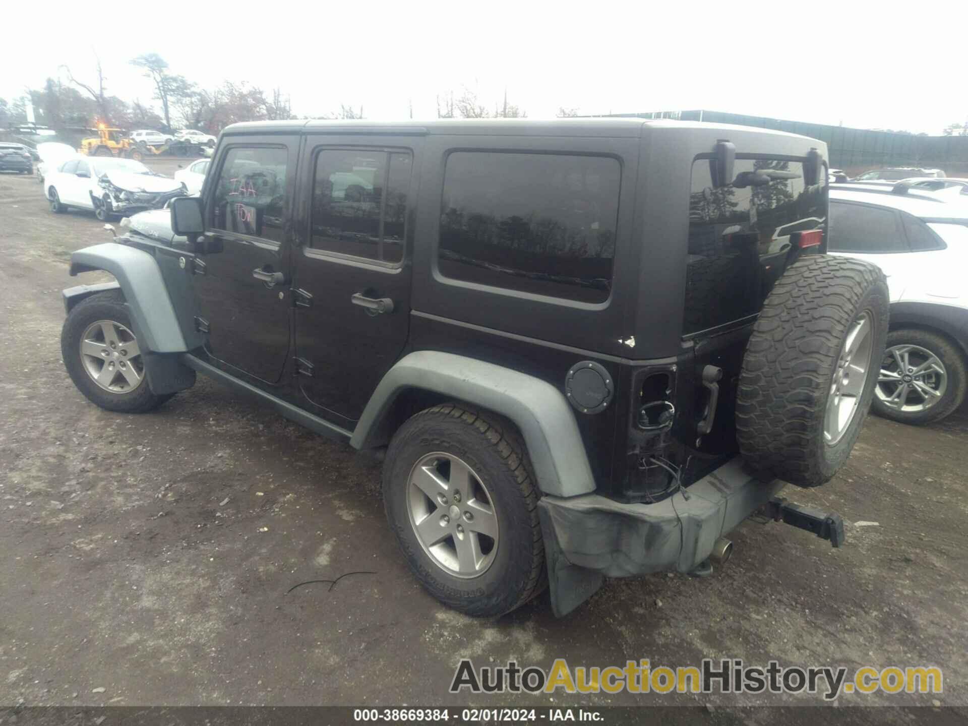 JEEP WRANGLER UNLIMITED RUBICON, 1C4HJWFG6CL105927