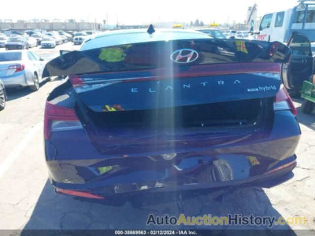 HYUNDAI ELANTRA HYBRID BLUE, KMHLM4AJ1PU089270