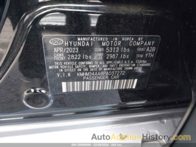 HYUNDAI IONIQ 6 SEL, KMHM34AA8PA037272