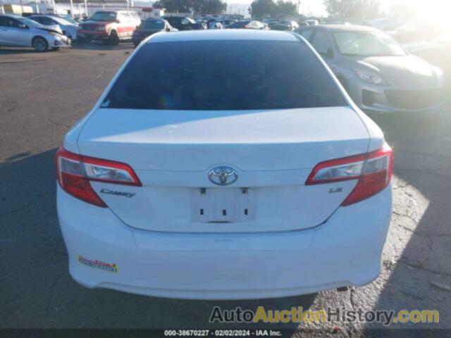 TOYOTA CAMRY LE, 4T1BF1FK7CU524888