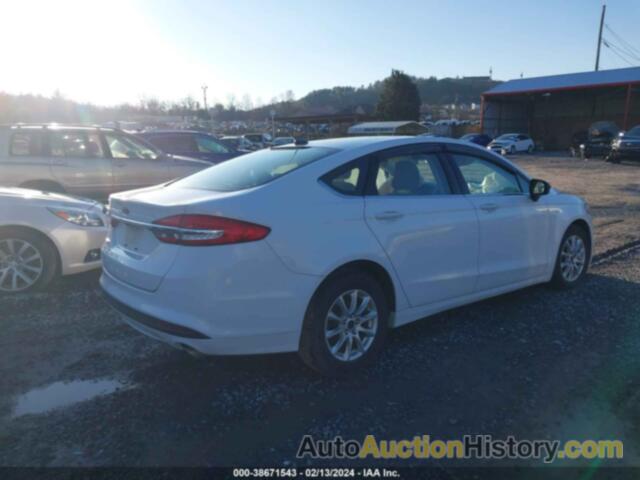 FORD FUSION S, 3FA6P0G73JR128832