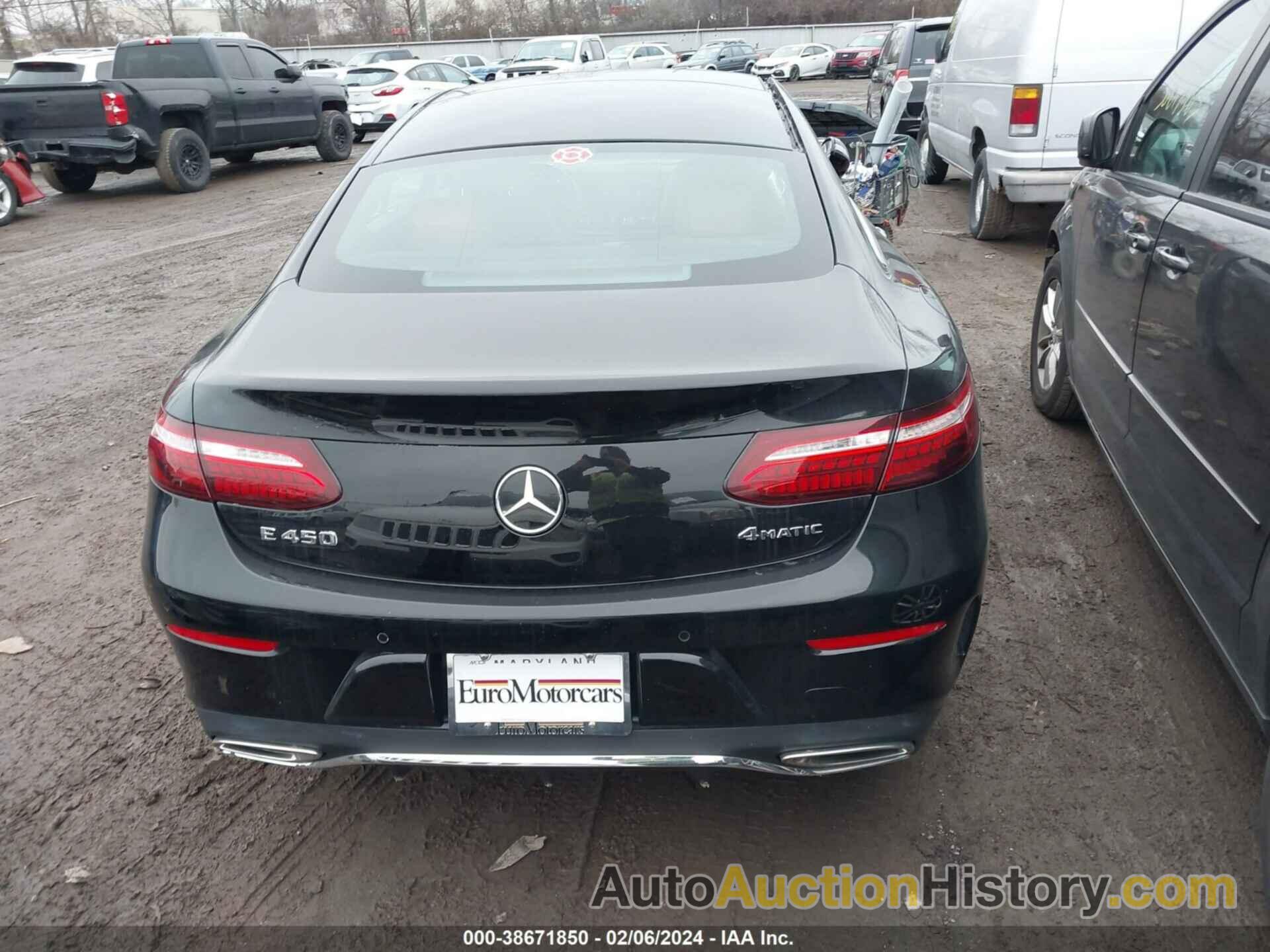 MERCEDES-BENZ E 450 4MATIC, W1K1J5KB3MF149542