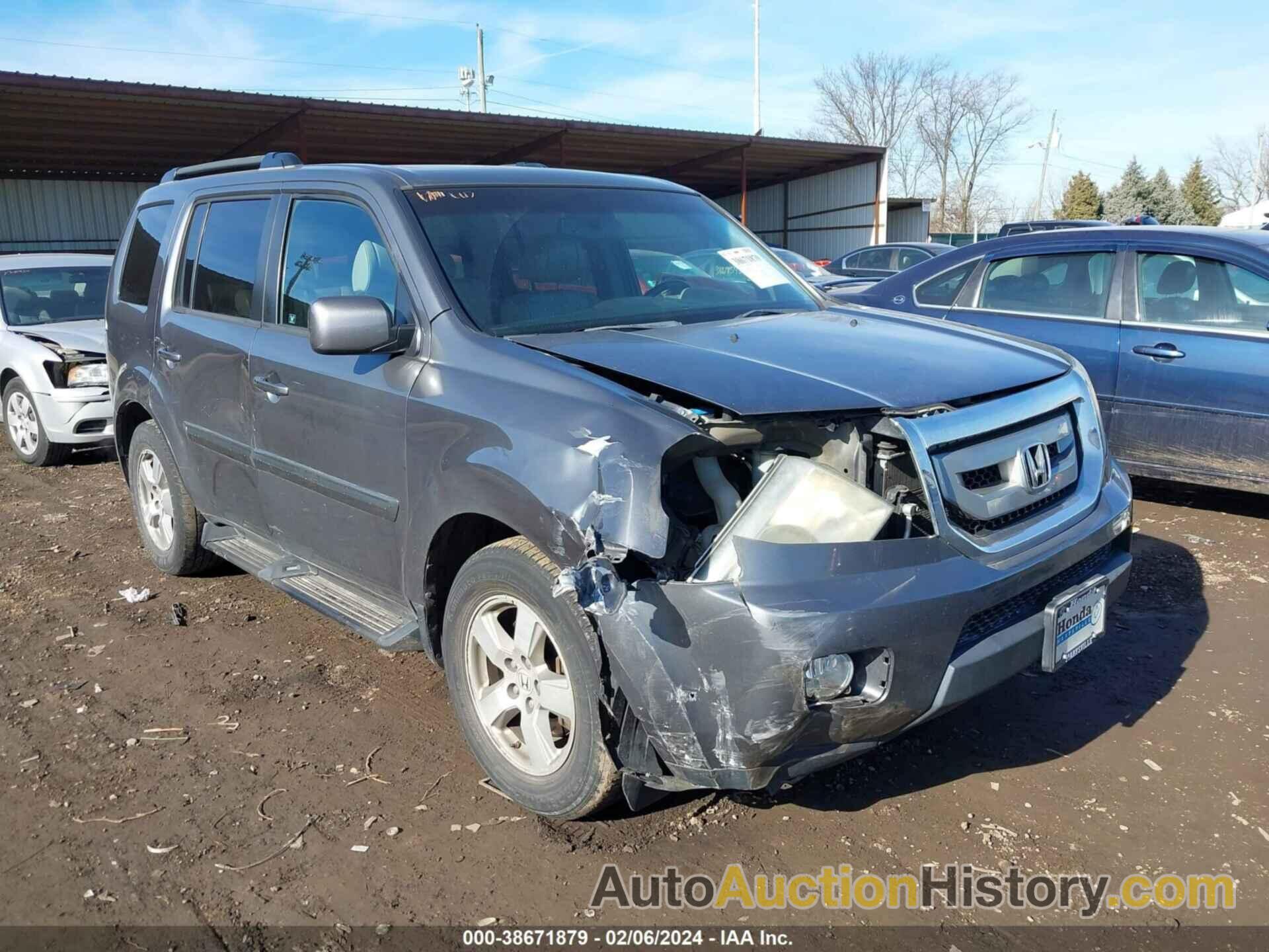 HONDA PILOT EX-L, 5FNYF4H69BB081151