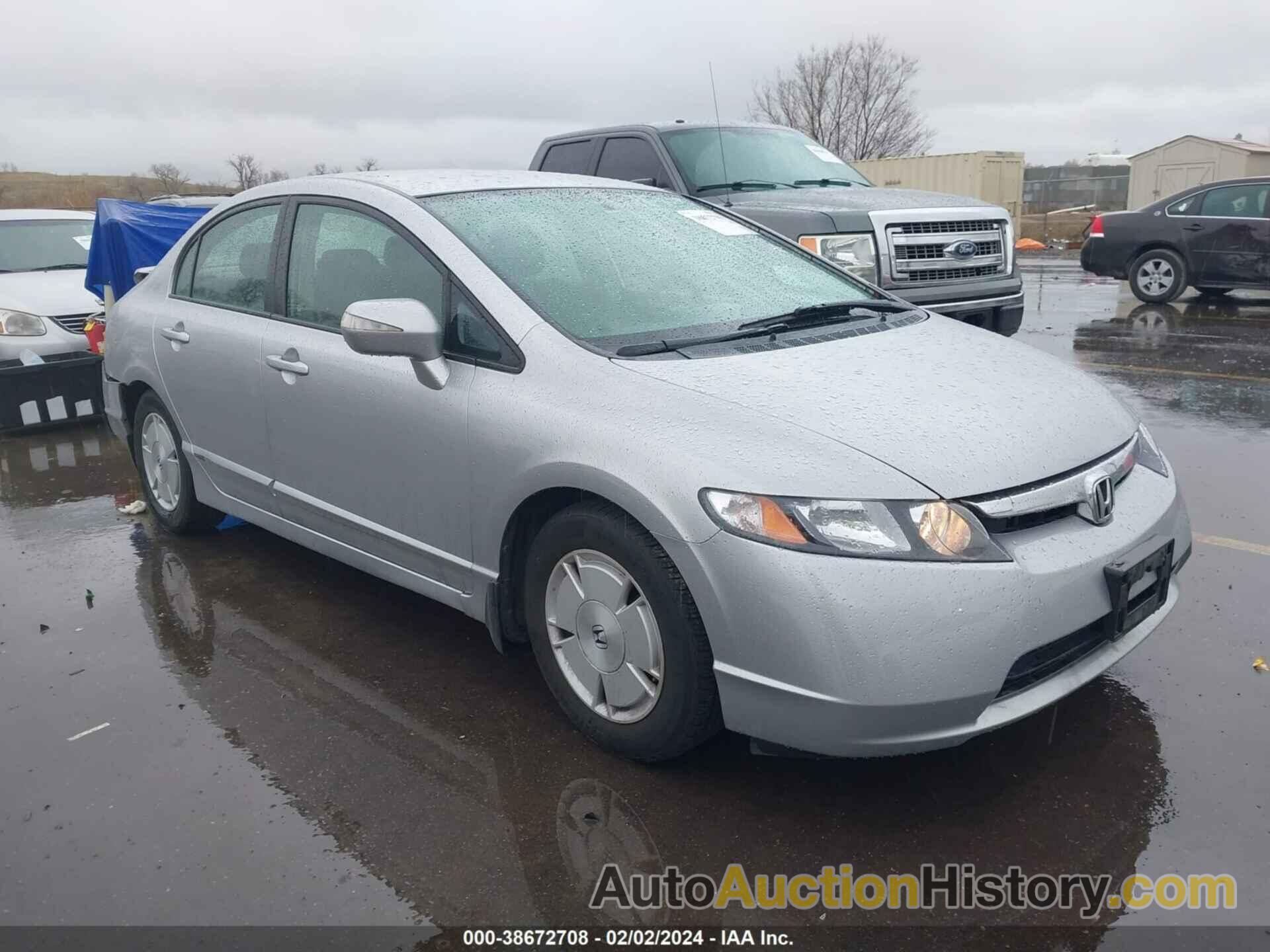 HONDA CIVIC HYBRID HYBRID, JHMFA36247S004504