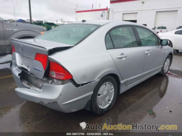 HONDA CIVIC HYBRID HYBRID, JHMFA36247S004504