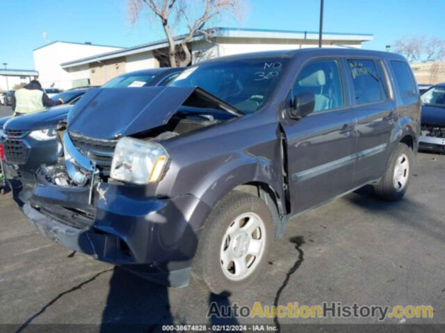 HONDA PILOT LX, 5FNYF3H22EB004830