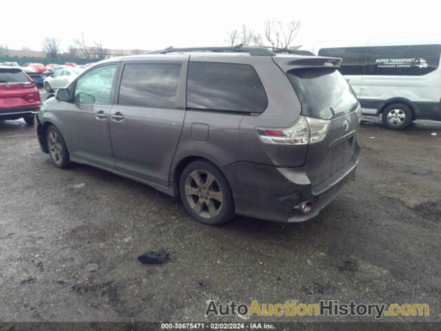 TOYOTA SIENNA SE, 5TDXK3DC5BS132220