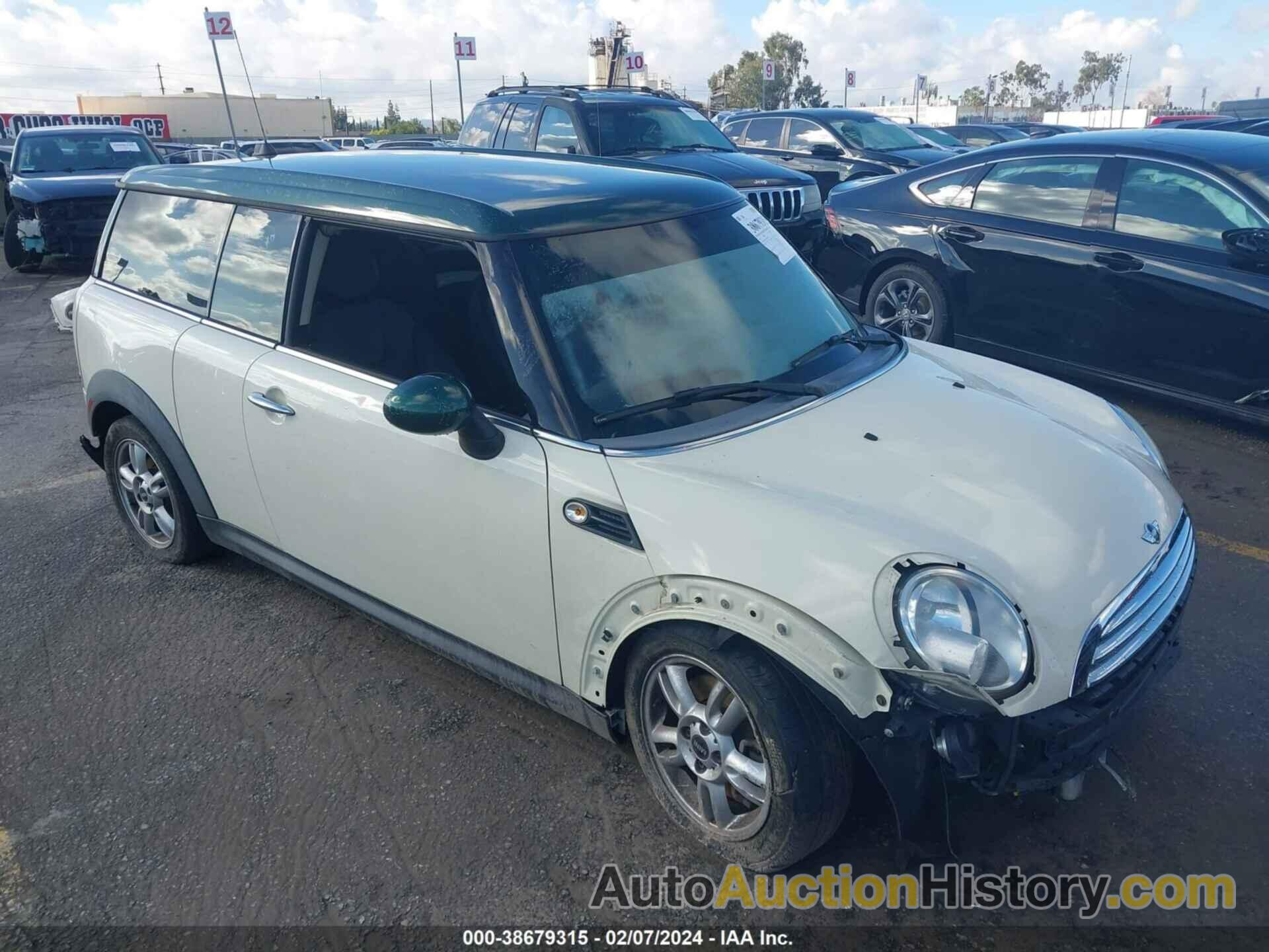 MINI CLUBMAN COOPER, WMWZF3C50DT490777