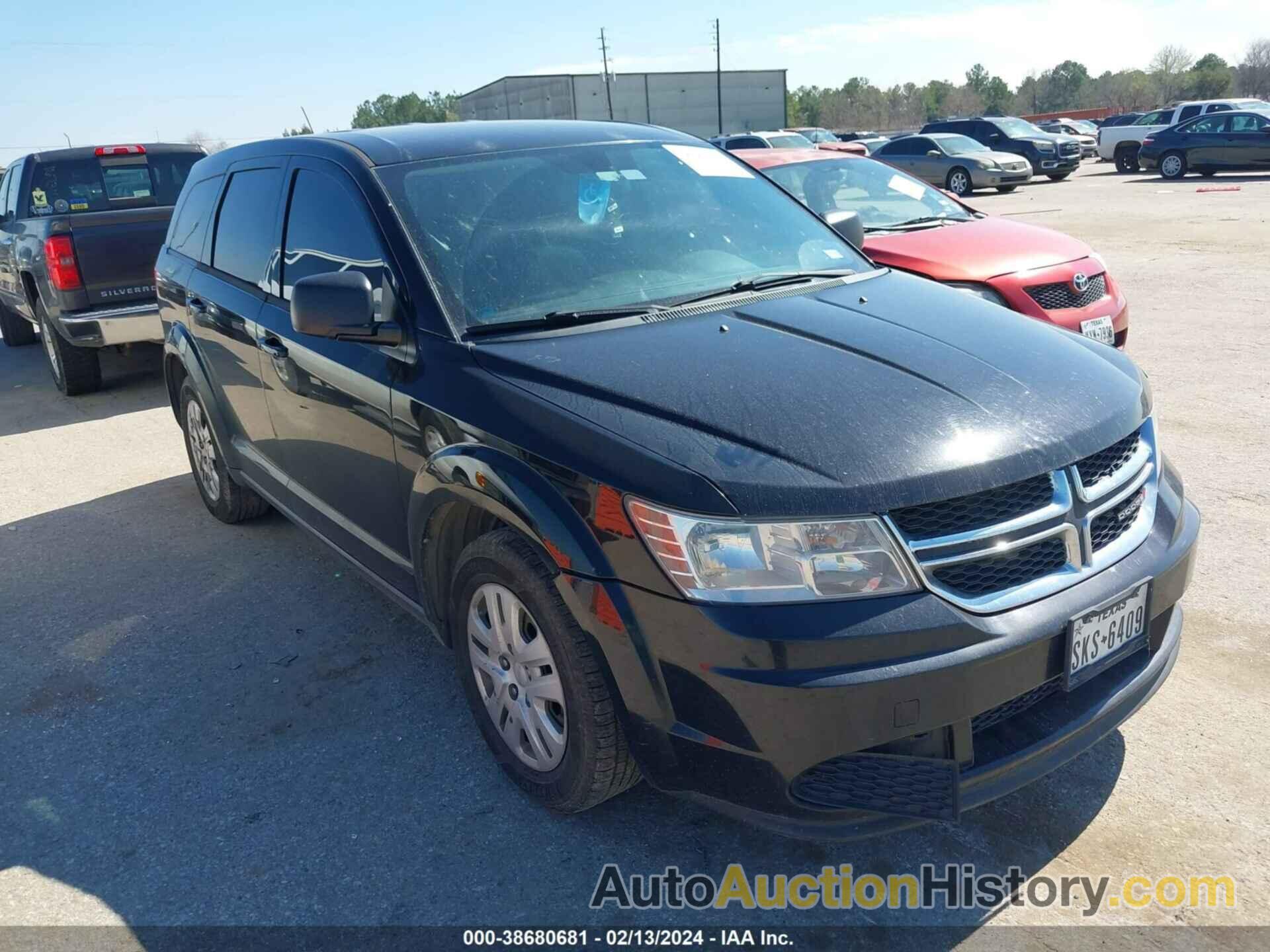 DODGE JOURNEY SE, 3C4PDCAB7ET148872