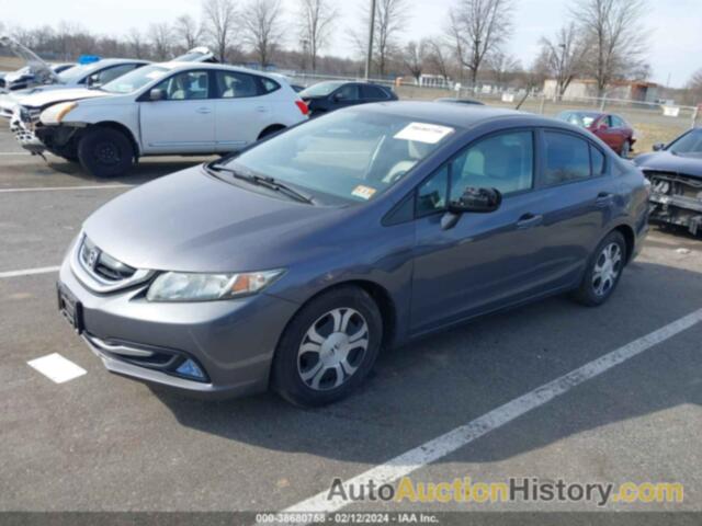 HONDA CIVIC HYBRID, 19XFB4F23EE000075