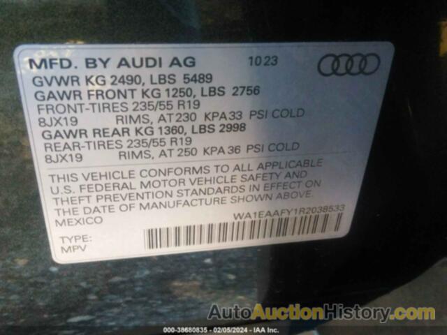 AUDI Q5 PREMIUM PLUS 45, WA1EAAFY1R2038533