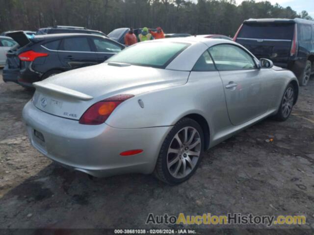 LEXUS SC 430 430, JTHFN48Y140053002