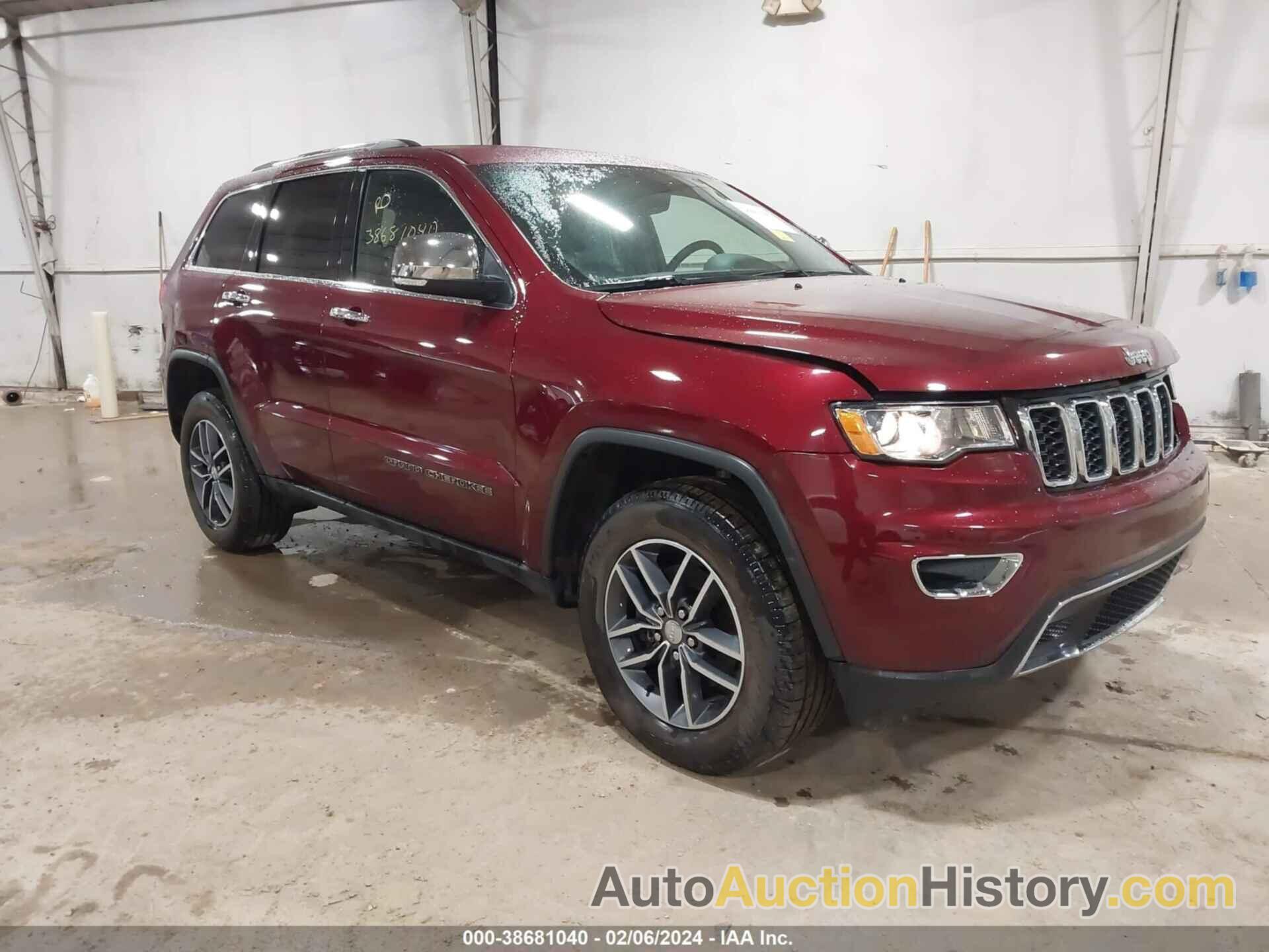 JEEP GRAND CHEROKEE LIMITED 4X4, 1C4RJFBG3JC422023