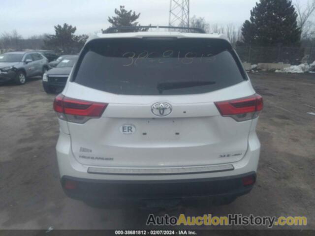 TOYOTA HIGHLANDER XLE, 5TDJZRFH5JS850880