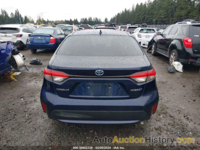 TOYOTA COROLLA HYBRID LE, JTDEAMDE3NJ036718