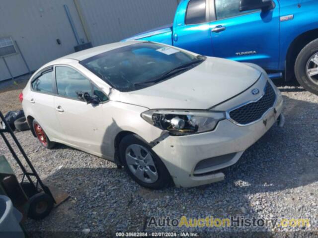 KIA FORTE LX, KNAFK4A65F5390746