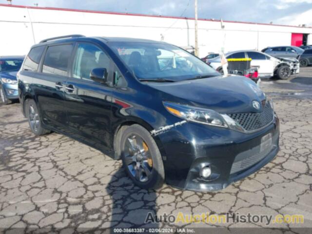 TOYOTA SIENNA SE 8 PASSENGER, 5TDXK3DC9GS753015