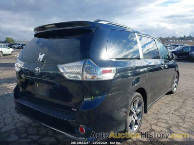 TOYOTA SIENNA SE 8 PASSENGER, 5TDXK3DC9GS753015