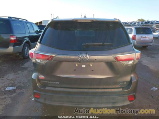 TOYOTA HIGHLANDER XLE V6, 5TDKKRFHXGS154078