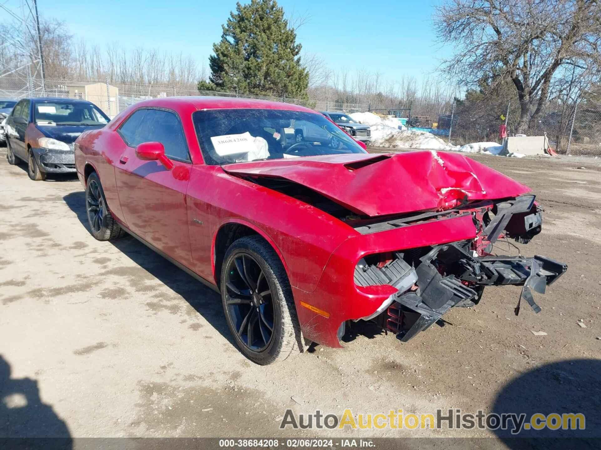 DODGE CHALLENGER R/T, 2C3CDZBT3JH118767