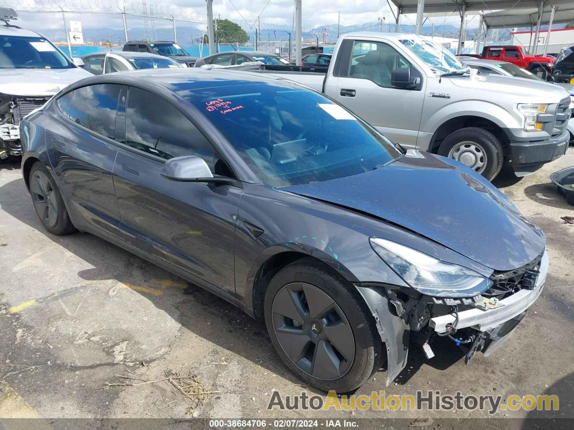 TESLA MODEL 3 STANDARD RANGE PLUS REAR-WHEEL DRIVE, 5YJ3E1EA4MF866930