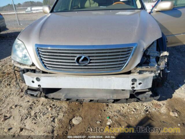 LEXUS LS 430, JTHBN36F865038853