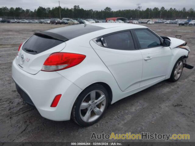 HYUNDAI VELOSTER BASE W/GRAY, KMHTC6AD2CU019411