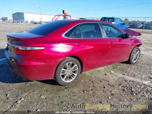 TOYOTA CAMRY SE, 4T1BF1FK0FU964374