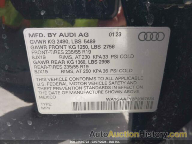 AUDI Q5 PREMIUM 45 TFSI S LINE QUATTRO, WA1GAAFY2P2087634