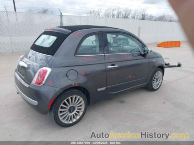 FIAT 500C LOUNGE, 3C3CFFER4HT698217