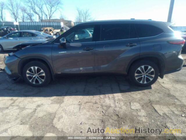 TOYOTA HIGHLANDER HYBRID XLE, 5TDHBRCH3MS523924