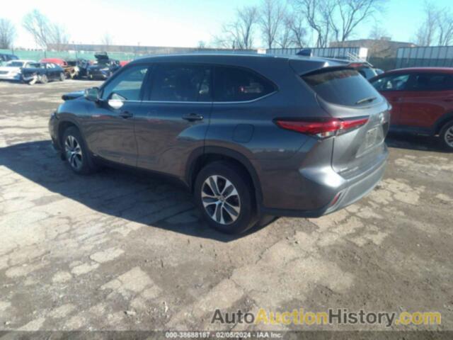 TOYOTA HIGHLANDER HYBRID XLE, 5TDHBRCH3MS523924