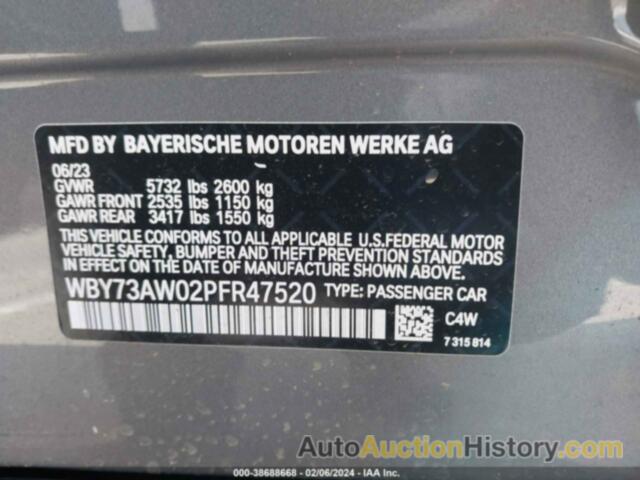 BMW I4 EDRIVE40, WBY73AW02PFR47520