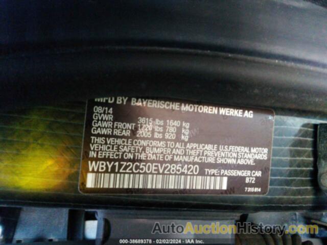 BMW I3, WBY1Z2C50EV285420