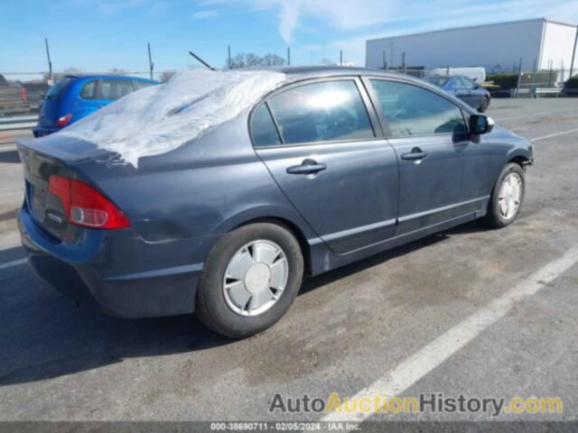 HONDA CIVIC HYBRID, JHMFA36298S019288