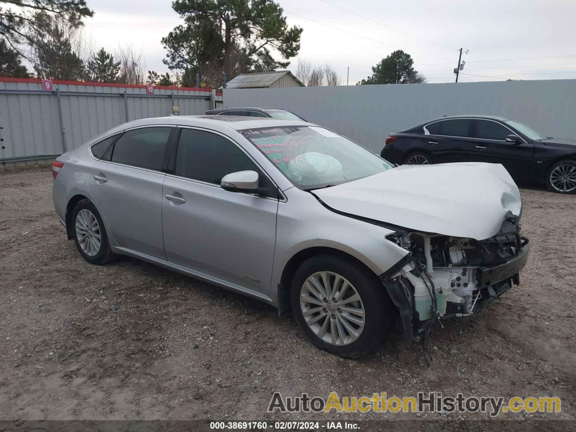 TOYOTA AVALON HYBRID LIMITED, 4T1BD1EB2DU004302