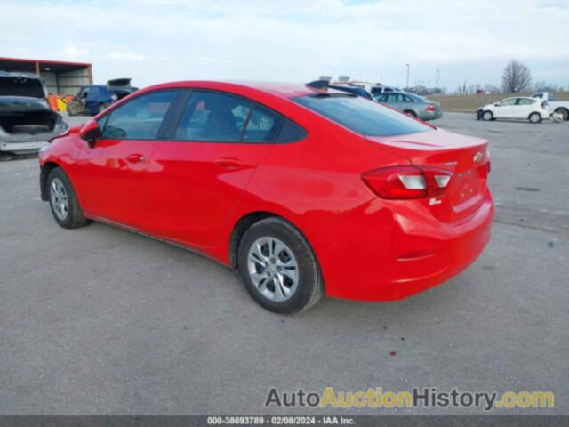 CHEVROLET CRUZE LS, 1G1BC5SM7K7139459