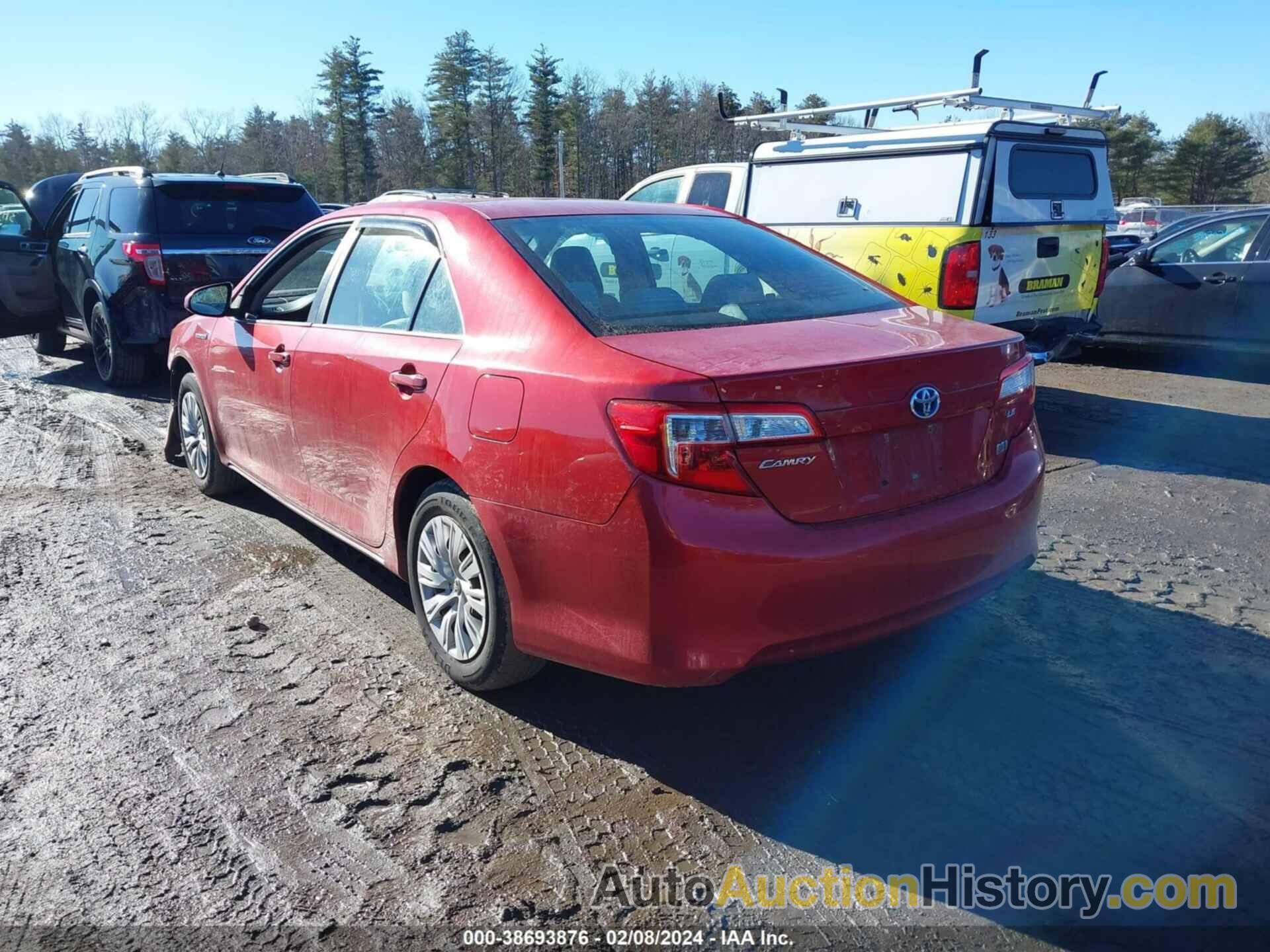 TOYOTA CAMRY HYBRID LE, 4T1BD1FK4DU065519