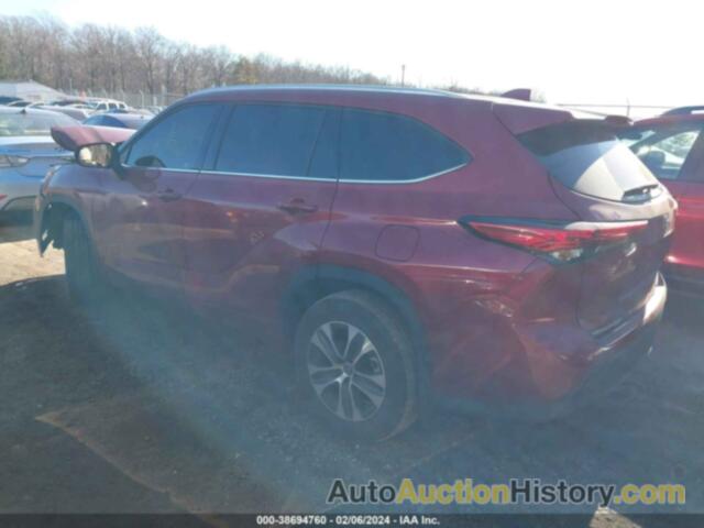 TOYOTA HIGHLANDER XLE, 5TDGZRBH0NS190530