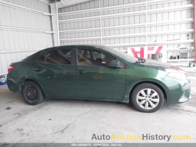 TOYOTA COROLLA LE, 2T1BURHE4GC722590