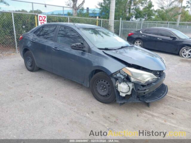 TOYOTA COROLLA LE, 2T1BURHE3FC275149