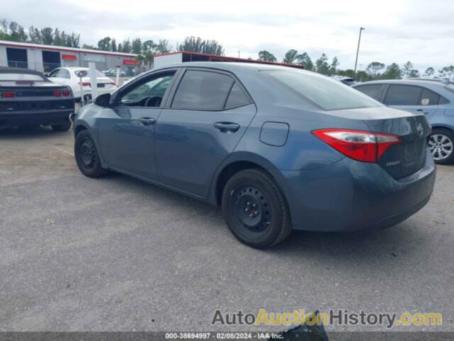 TOYOTA COROLLA LE, 2T1BURHE3FC275149